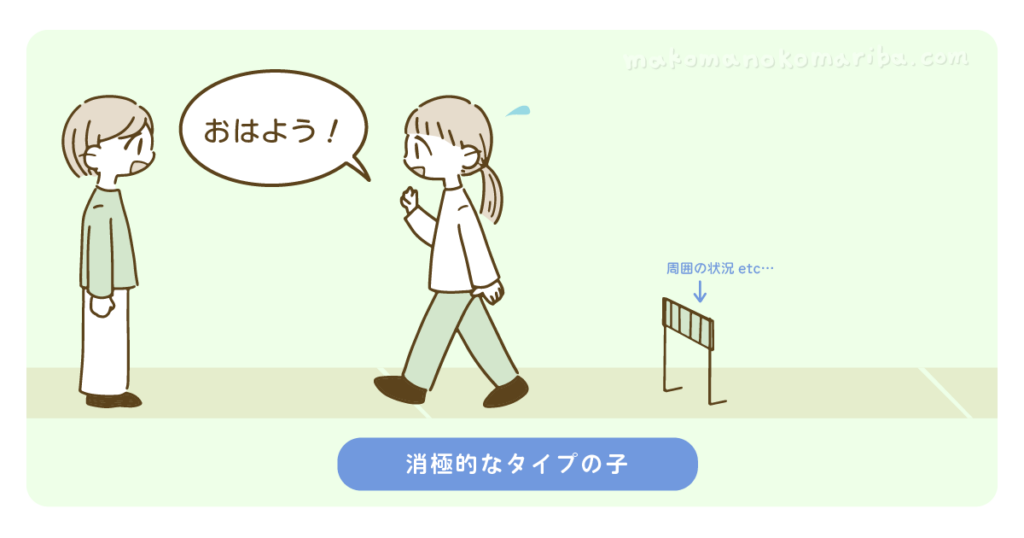 場面緘黙症比較　消極的な子イメージ画